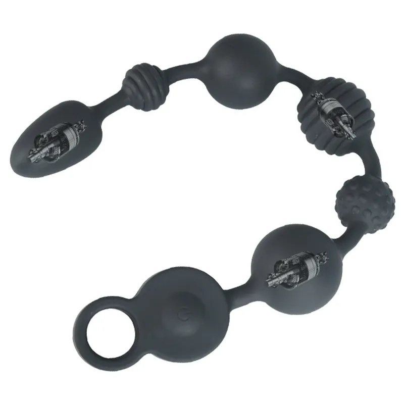 AnalMasterBalls Boules anales vibrantes Beads Vibes M 36 x 4.5cm